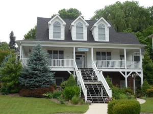 custom home exterior